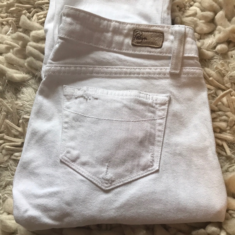 Paige Premium Denim white jeans